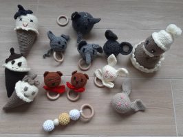 Πλεκτά ζωάκια amigurumi